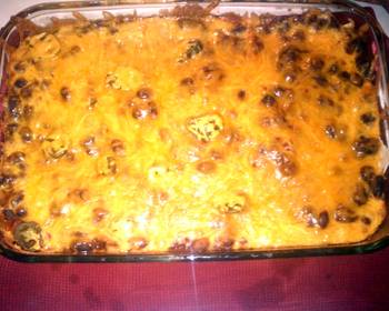 Ready to Serve chili cheese burrito cassarole Restaurant Style
