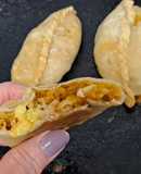 Empanadas de choclo, calabaza con jamón y queso