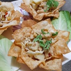 Flower katori chaat 😋😋 A picture of Flower katori chaat 😋😋.