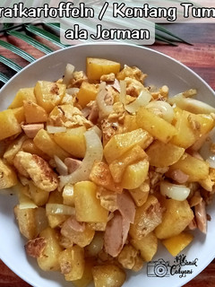 Foto resep Bratkartoffeln / Kentang Tumis ala Jerman
