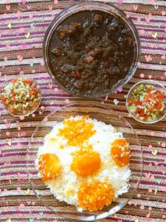 عکسی از دستور قرمه سبزی