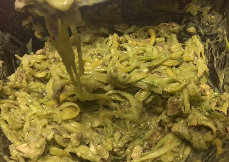 Recipe of Quick Alkaline - Zucchini Linguini