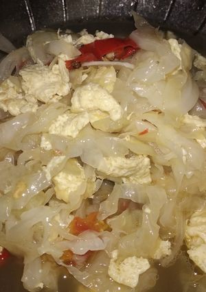 Foto resep Oseng kubis & telor