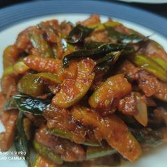 Ivy gourd /kovakkai/ thondakkai fry A picture of Ivy gourd /kovakkai/ thondakkai fry.