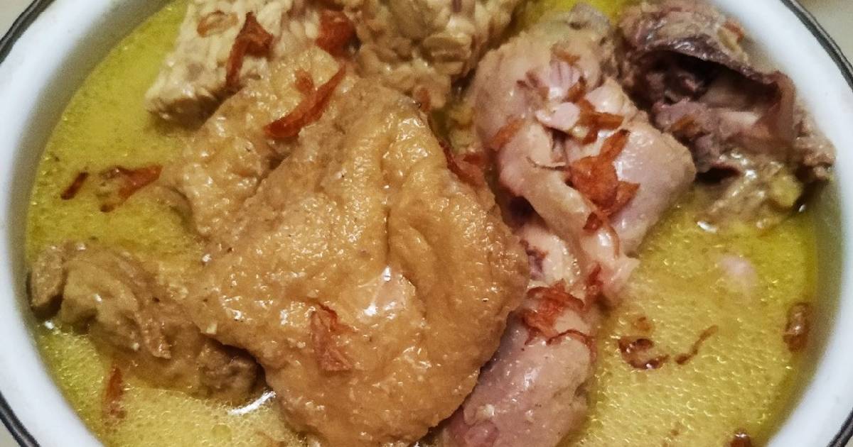 Opor Ayam Tahu / Resep Sup Ayam Empuk - Rasmi Suc / The spice mixture