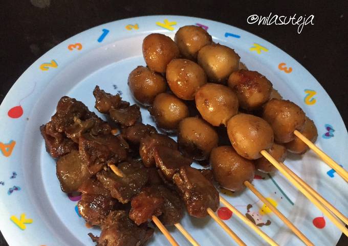 Sate Telur Puyuh & Ati Ampela