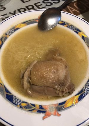 Una foto de Sopa de pollo con Thermomix