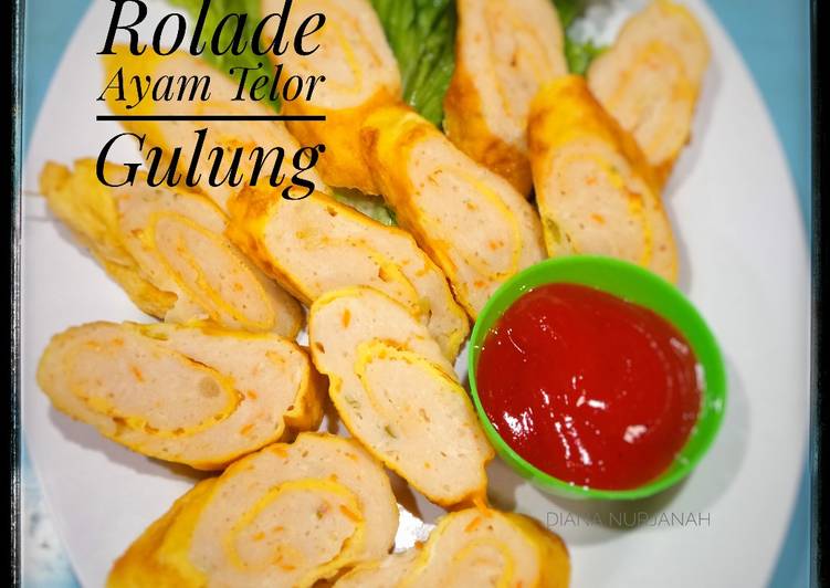 Rolade Ayam Telor Gulung