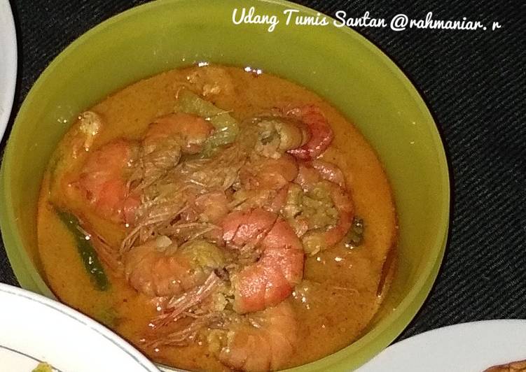 Resep Udang Tumis Santan, Bikin Ngiler