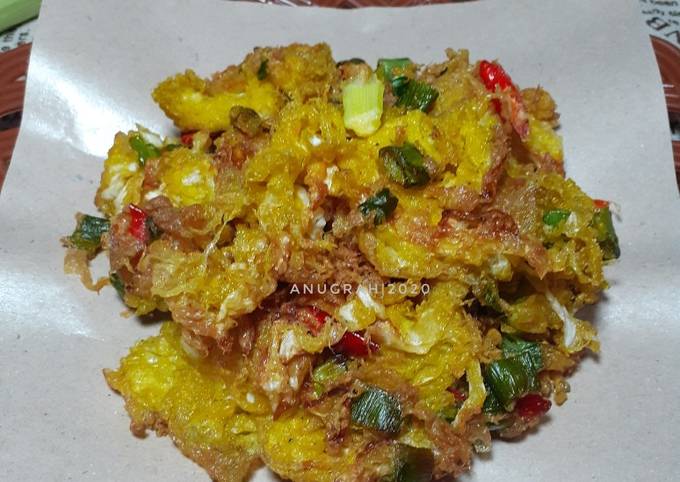 #123 Telur Dadar Crispy