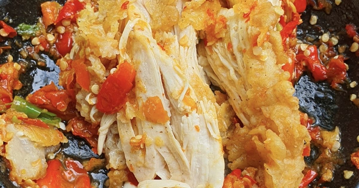 Ayam Geprek Crunchy dan uenak poll