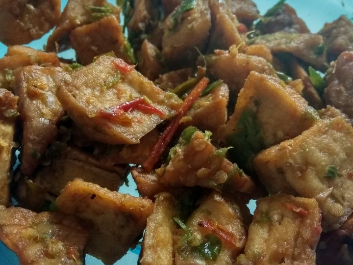 Bagaimana Menyiapkan Sambal tahu+tempe cabe hijau Anti Gagal