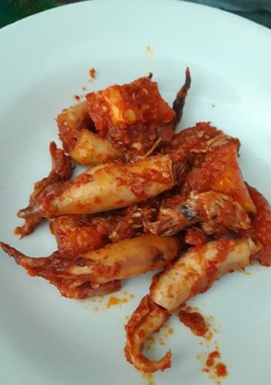 Foto resep Balado cumi asin
