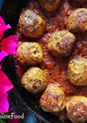 Une photo de Boulettes de viande à la ricotta et à l’origan#lacommunauteentablier#fromage #brigadesaucechocolat