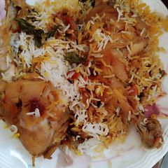 A picture of Sindhi biryani.