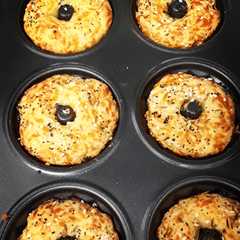 Una foto de Mini bagels saludables a mi manera