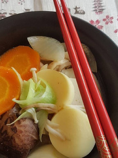 A picture of Mushroom Miso Udon.