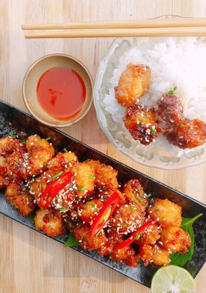 A picture of Quick and tasty chicken.