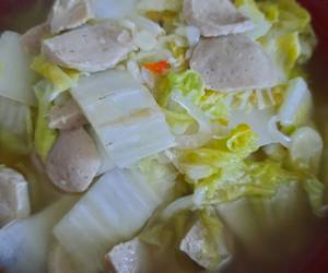 Praktis, Menyajikan 10. Oseng sawi putih bakso ala chef simple Gurih Mantul