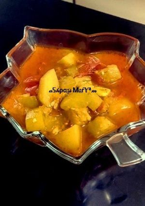 عکسی از دستور یتیمچه کدو سبز