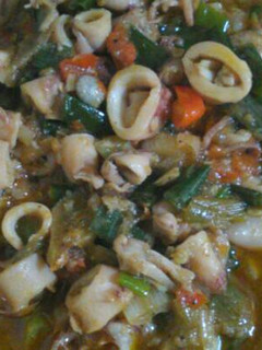 Foto resep Cumi asin saos padang