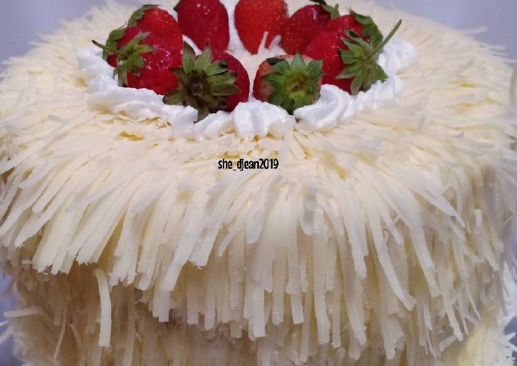 Resep Vanilla Cheese Birthday Cake, Sempurna