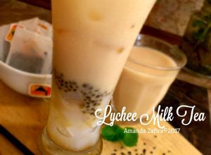 Foto resep Lychee Milk Tea