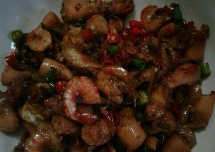 Resep Seafood cabe rawit Lezat