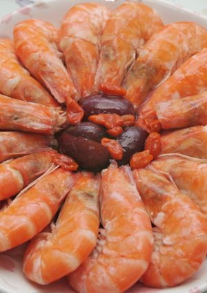 A picture of Shaoxing Drunken Shrimp.