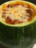 Zapallito italiano con relleno de lentejas al pomodoro!