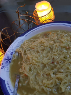 A picture of 3 spices Chicken Maggi.