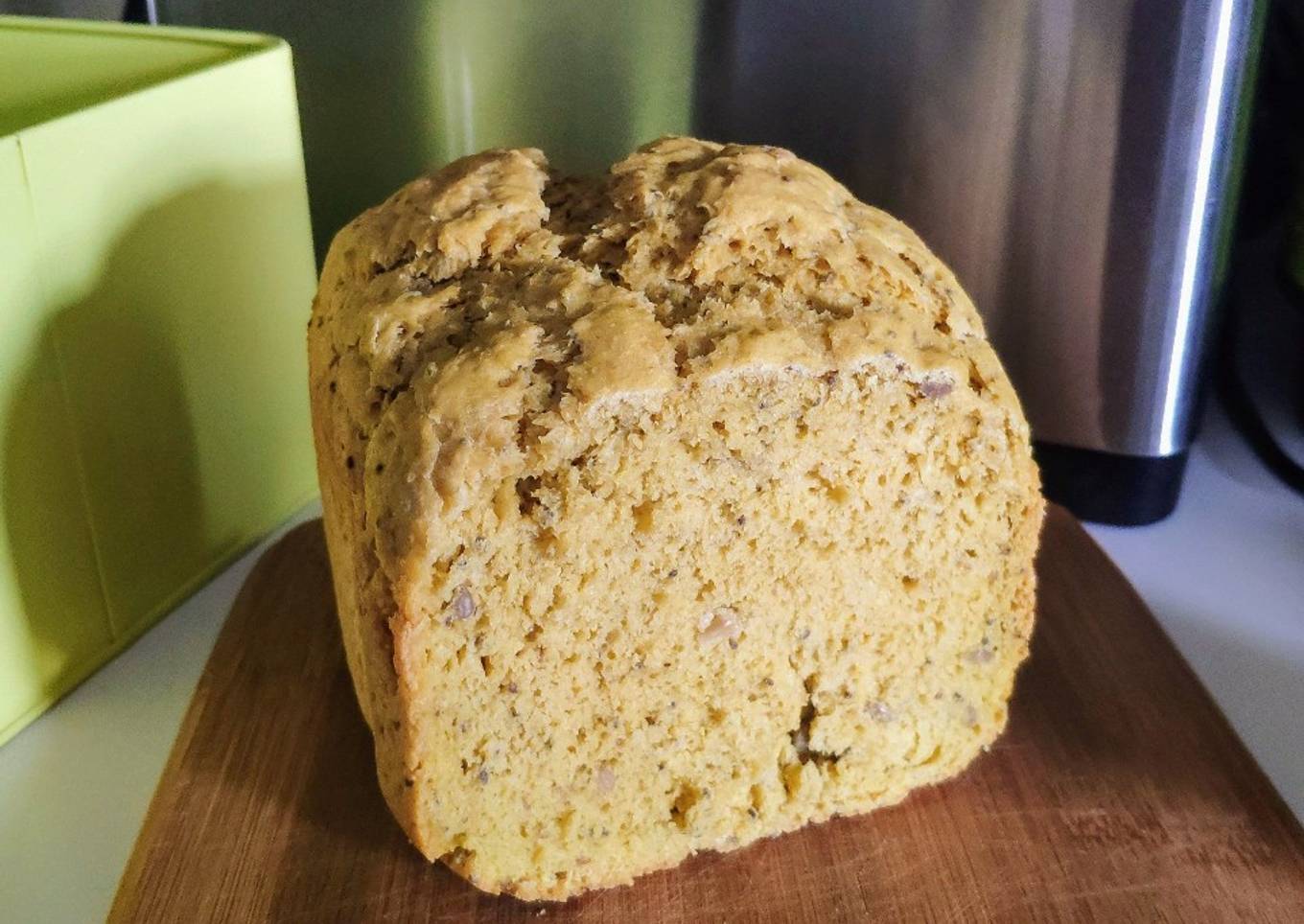 Pan con harina de avena y trigo en panificadora