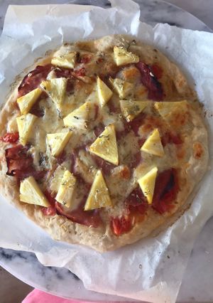 Foto de Pizza com ananás