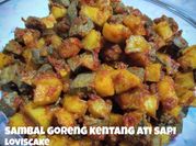 Gambar sambal goreng ati sapi