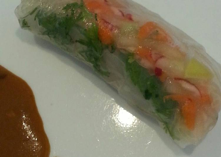 Steps to Prepare Perfect Vietnamese spring roll