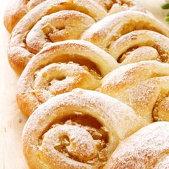A picture of Fluffy Light Apple Bread Made in a Bread Machine.
