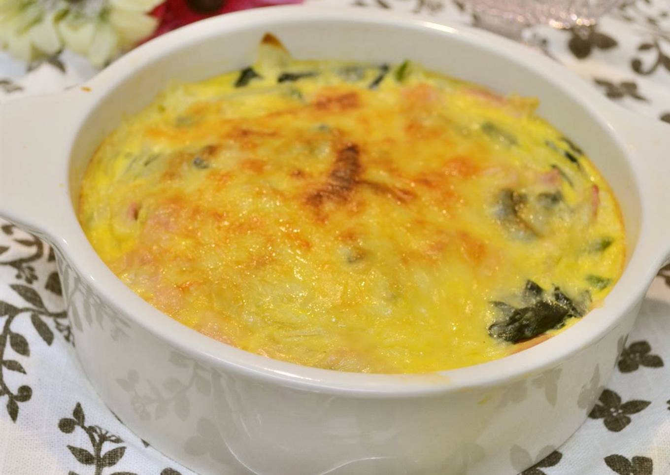 Steps to Make Award-winning Easy Quiche with Spinach and Bacon - I Love Eat