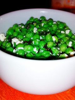 A picture of Mint & feta peas.