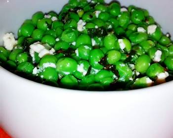 The New Way Prepare Recipe Mint  feta peas Savory Delicious