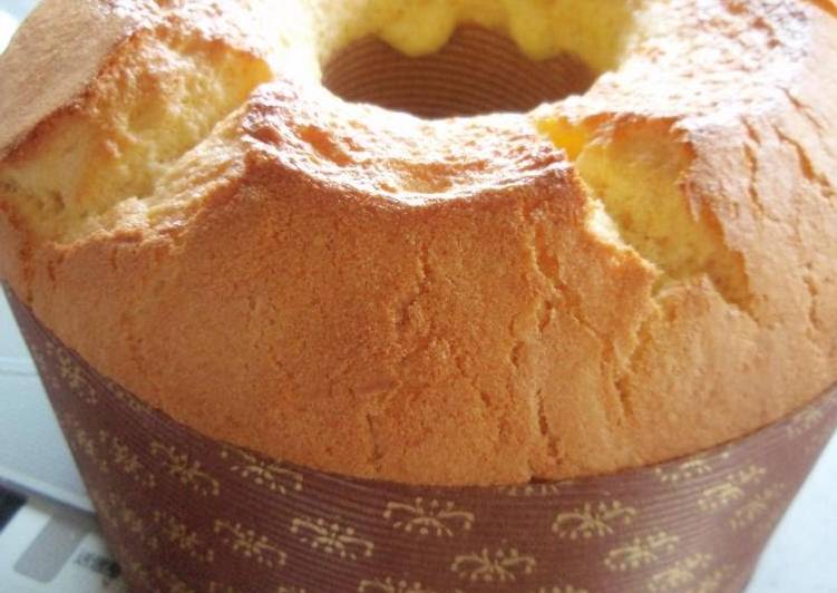 Easiest Way to Make Perfect Fresh Lemon Chiffon Cake