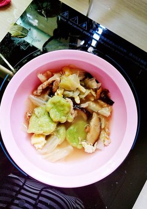 幼兒餐點-蔬菜麵疙瘩 的食譜成品照片