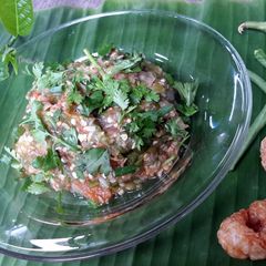 A picture of Naam Prik Noom / Thai Green Chile Dip.