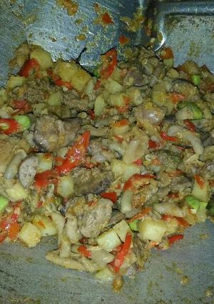 Foto resep Sambal goreng kentang,ati ampela,pete