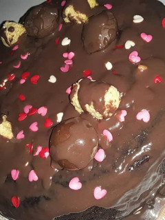 A picture of Coca-Cola chocolate cake.