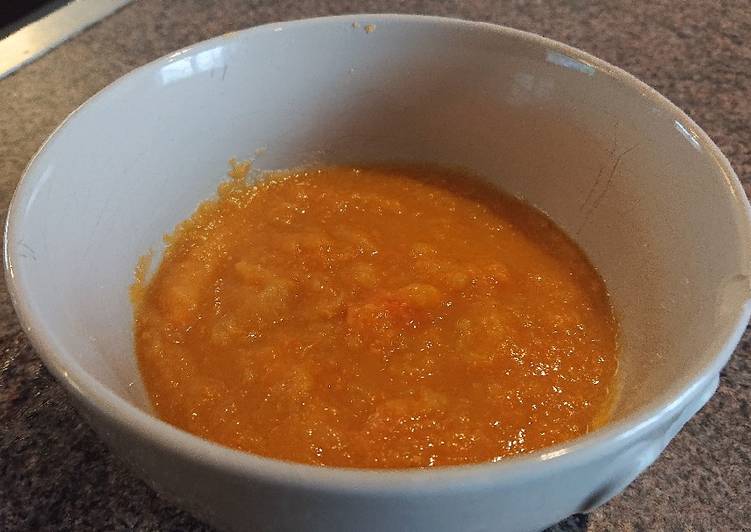 Steps to Prepare Quick Onion and Carrot Soup