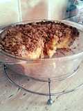 Quince crumble pie