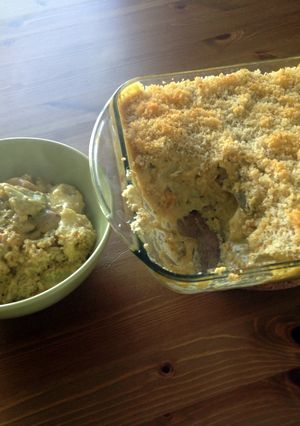 A picture of Creamy Tortellini Casserole.
