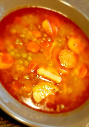 "Téli" borsóleves 🍲 recept fotója