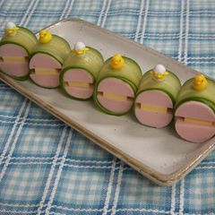 A picture of Easy Appetizer with Fish Sausages.
