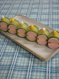A picture of Easy Appetizer with Fish Sausages.